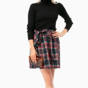 NWT Vinyard Vines Jolly Plaid Taffata Party Skirt